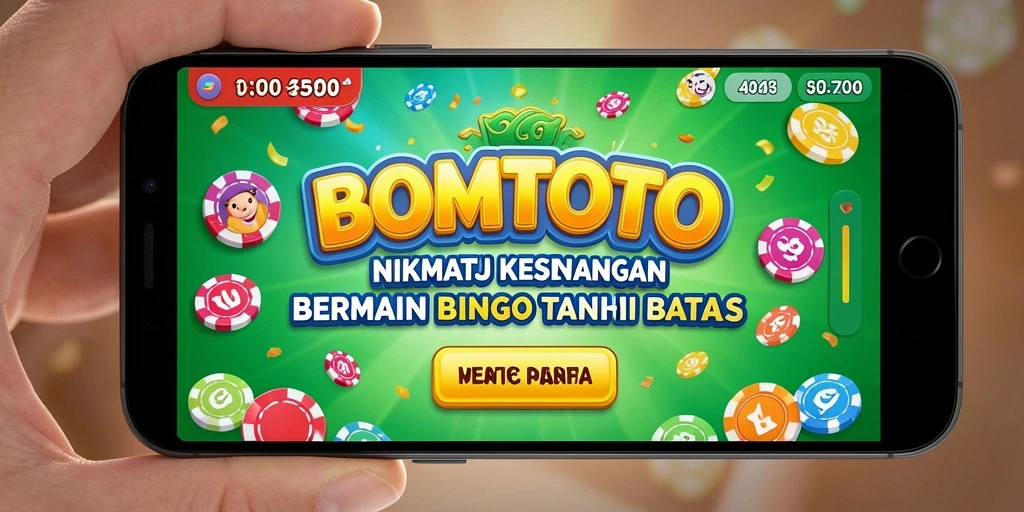 Tampilan gameplay Bingo yang penuh warna dan menarik.