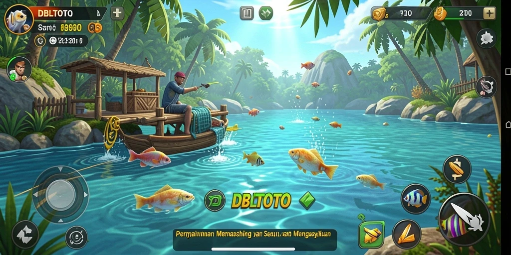 Tangkapan ikan yang menakjubkan dalam gameplay DBLTOTO.