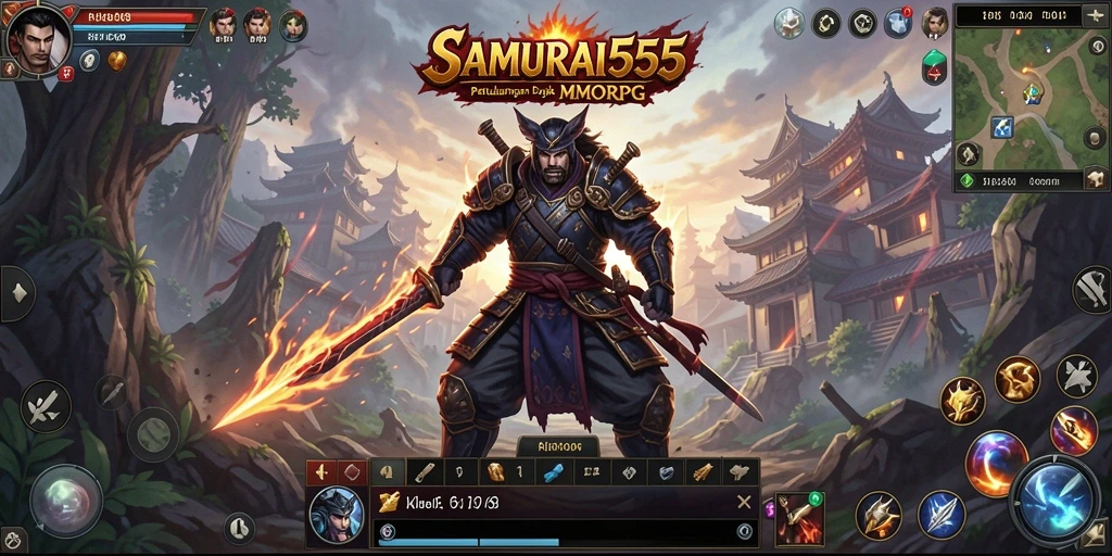Gameplay menakjubkan di dunia MMORPG SAMURAI555.
