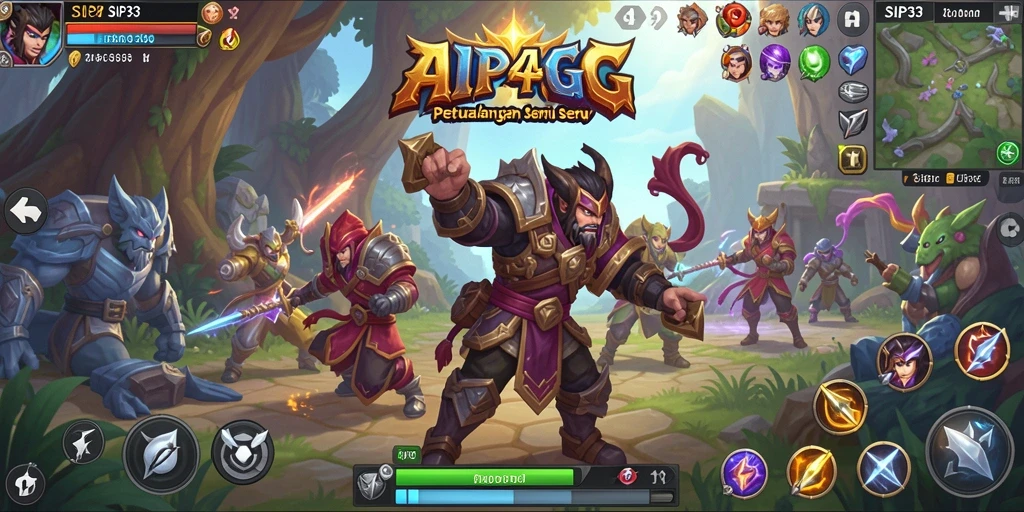 Gameplay seru dengan pertarungan yang dinamis di SIP33.