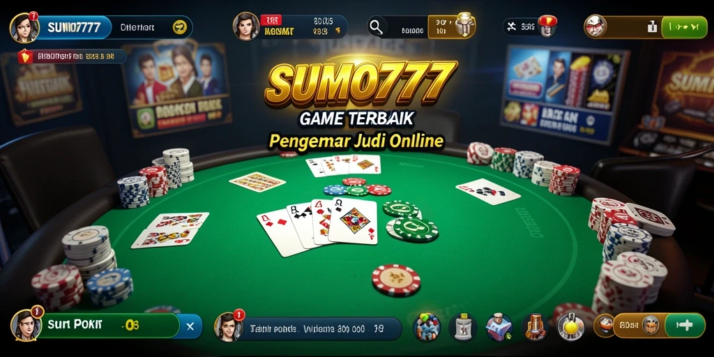 Tampilan gameplay poker yang menarik dan interaktif di SUMO777.