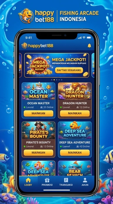 Screenshot antarmuka pengguna happybet188 yang intuitif dan mudah digunakan.