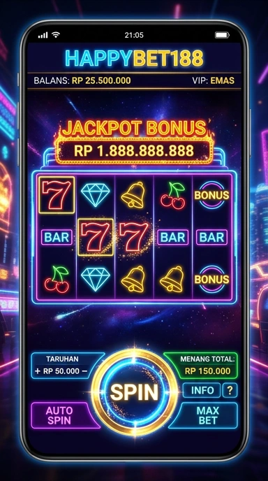 Pengguna menikmati pengalaman bermain yang lancar di happybet188.
